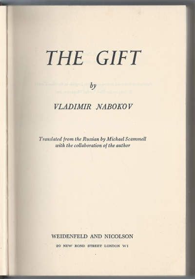Nabokov Vladimir / Набоков Владимир The Gift / Дар 1963