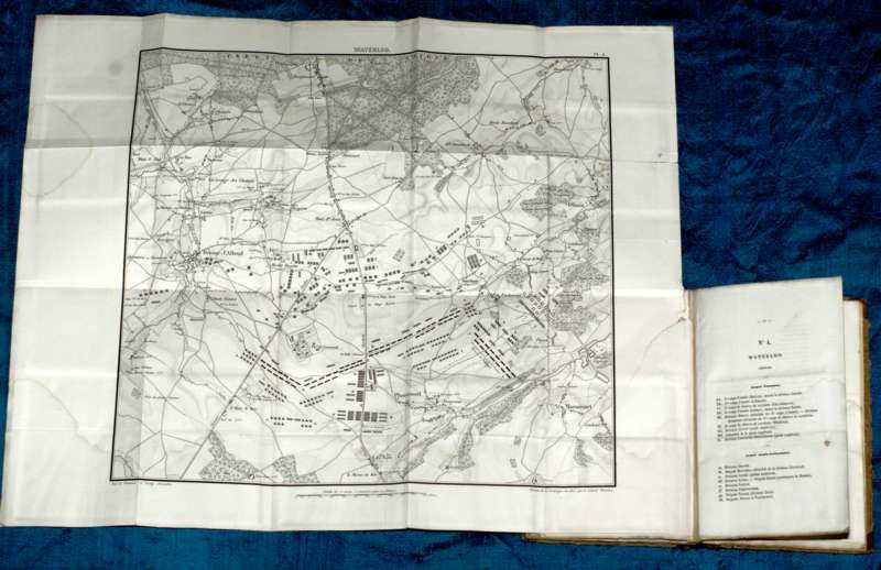 Шарра История кампании 1815. Ватерлоо. Только Атлас 1863