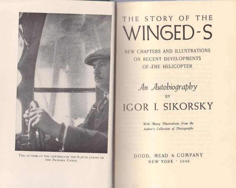 Сикорский Игорь История Winged-S. Автобиография 1948