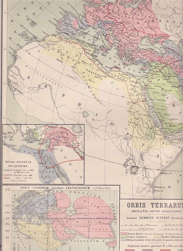 Киперт Генрих Атлас древнего мира 1902